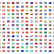 Flag di paese File PNG ordine alfabetico