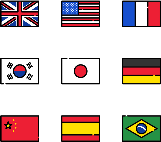 Country Flags Alphabetical Order PNG Pic