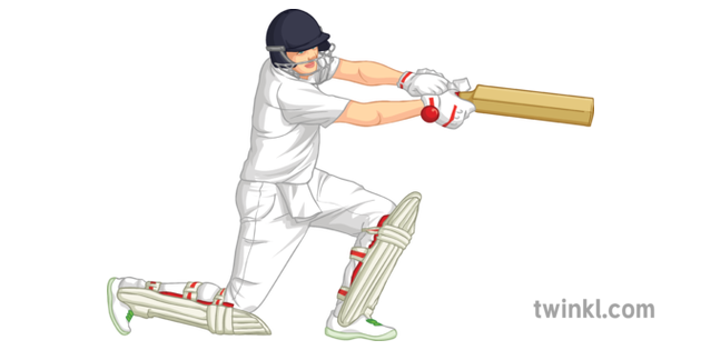 Cricket Sport Player PNG Image