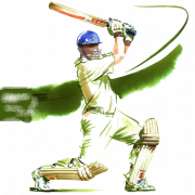 Cricket Sport Player PNG Pic