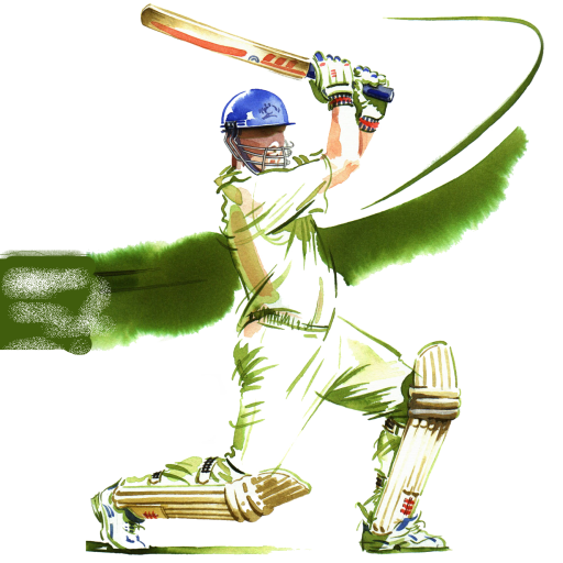 Cricket Sport Player PNG Pic