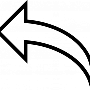 Curved Arrow Direction PNG Photo