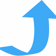 Curved Arrow PNG Cutout