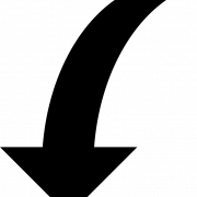 Simbol panah melengkung gambar png hd