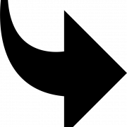 Foto simbol panah melengkung png