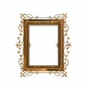 Donkere frame -bril PNG Cutout
