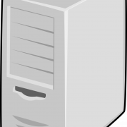 Arquivo PNG de nuvem de servidor dedicado