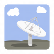 Dish Antenna Satellite PNG File