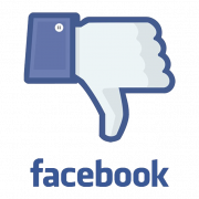 Houd niet van Facebook PNG