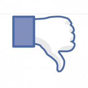 Houd niet van Facebook PNG -bestand