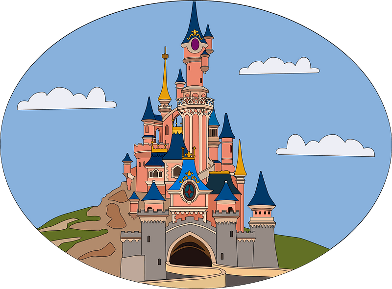 Disneyland Castle PNG File