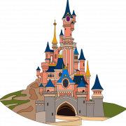 Imagen de PNG del castillo de Disneylandia