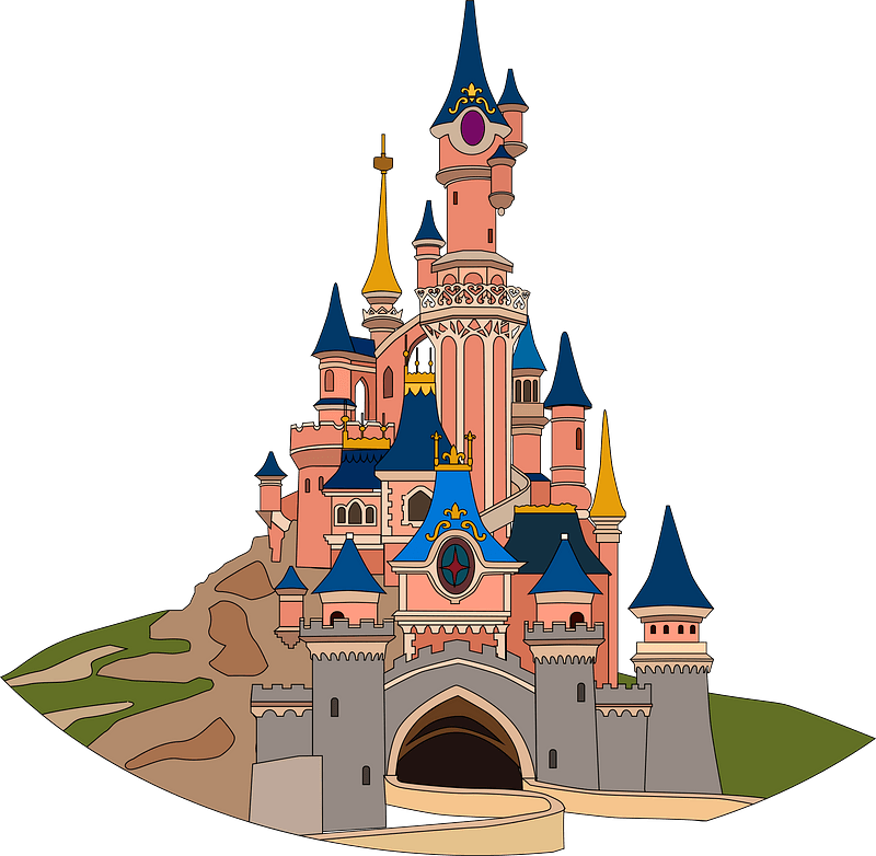 Disneyland Castle PNG Image
