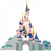 Foto de PNG del castillo de Disneylandia