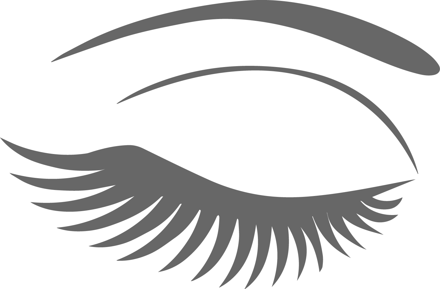 Eyelash Logo PNG Cutout