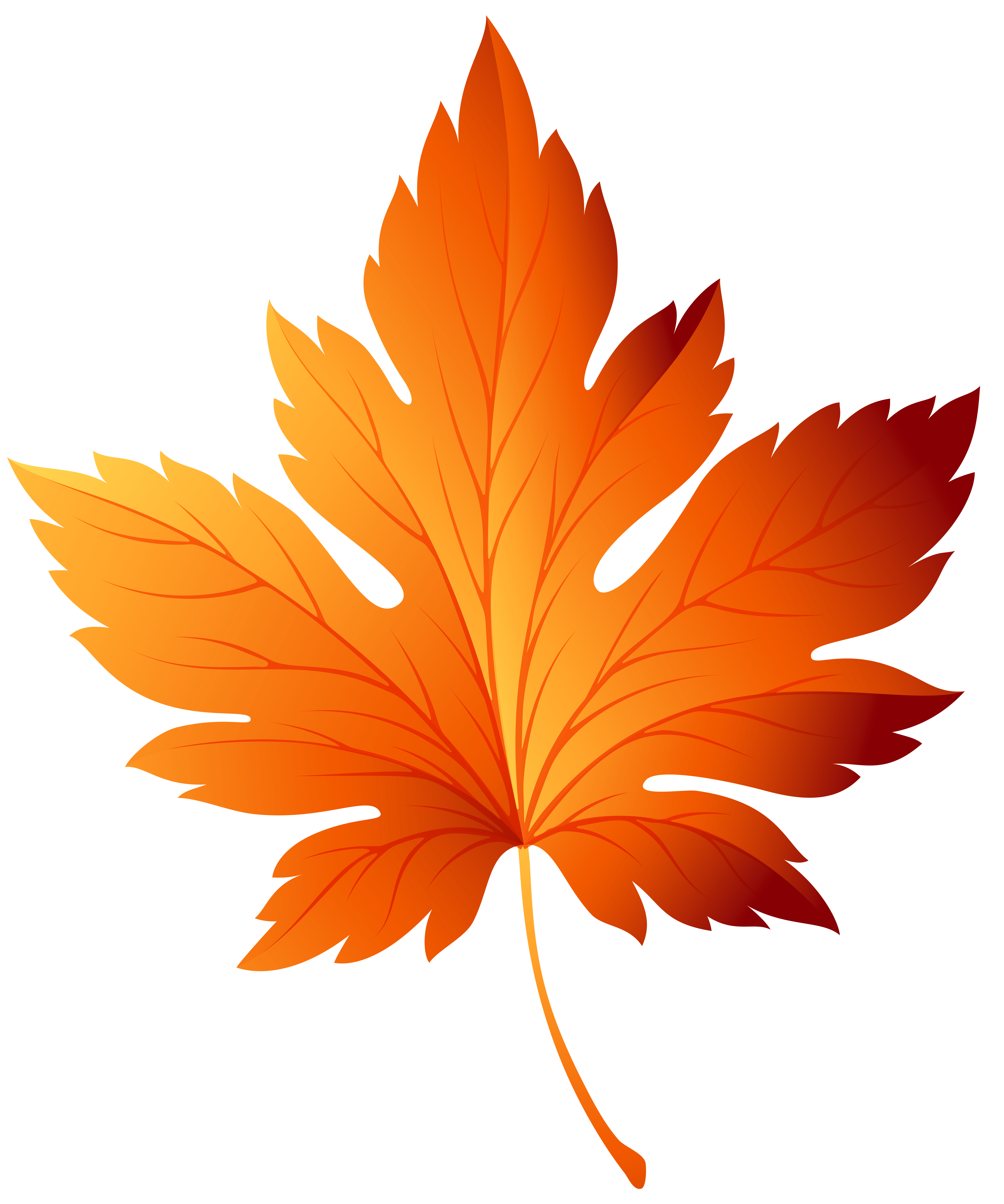 Fall Leaves PNG Background