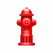 Reducción de PNG rojo de hidrante de fuego de fuego