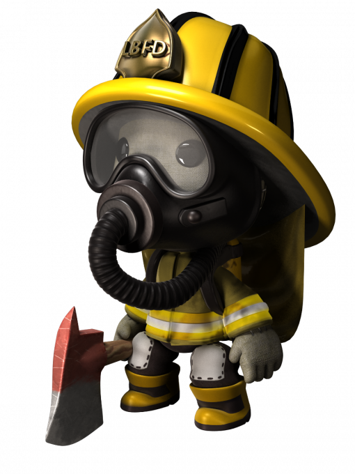 Firefighter Baby PNG