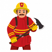 Feuerwehrmann PNG Bild