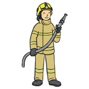 Feuerwehrmann PNG kostenloses Bild