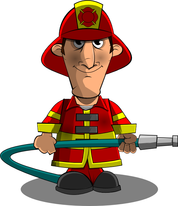 Firefighter PNG HD Image