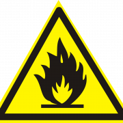 Flammable sign png clipart