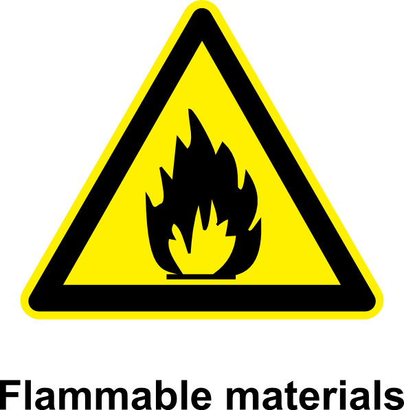 Flammable Sign Symbol Transparent