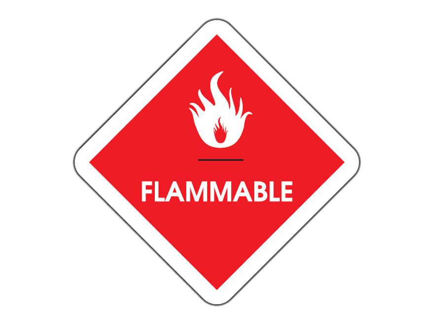 Flammable Sign Symbol