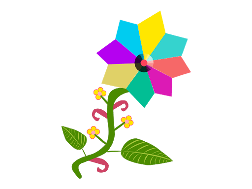 Flower Windmill PNG Image HD