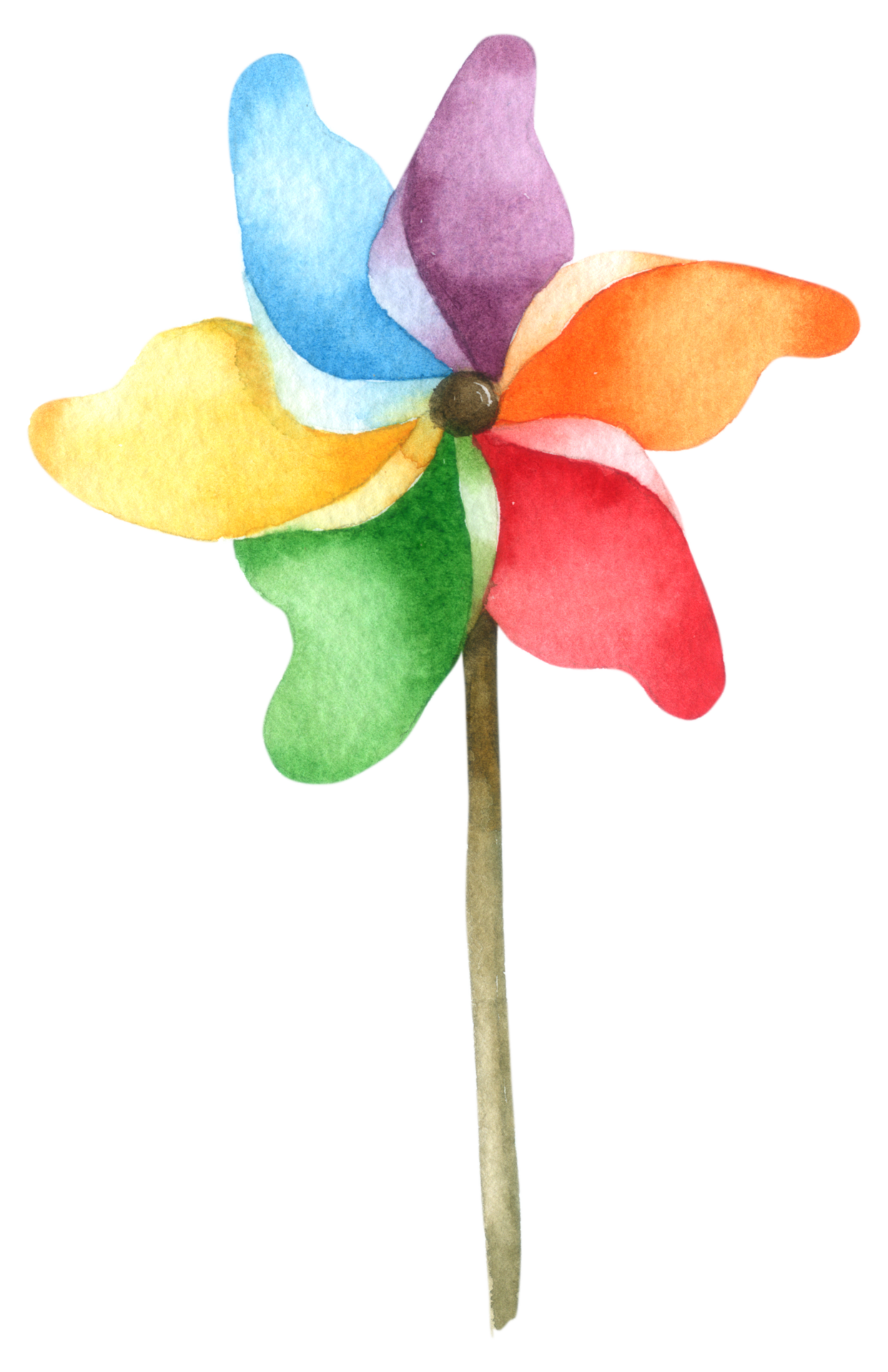 Flower Windmill PNG