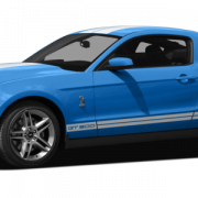 Ford Mustang PNG สีน้ำเงิน