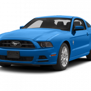 Ford Mustang Blue PNG Bild