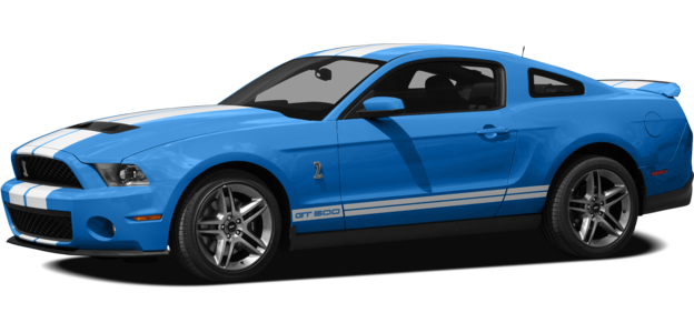 Ford Mustang Blue PNG