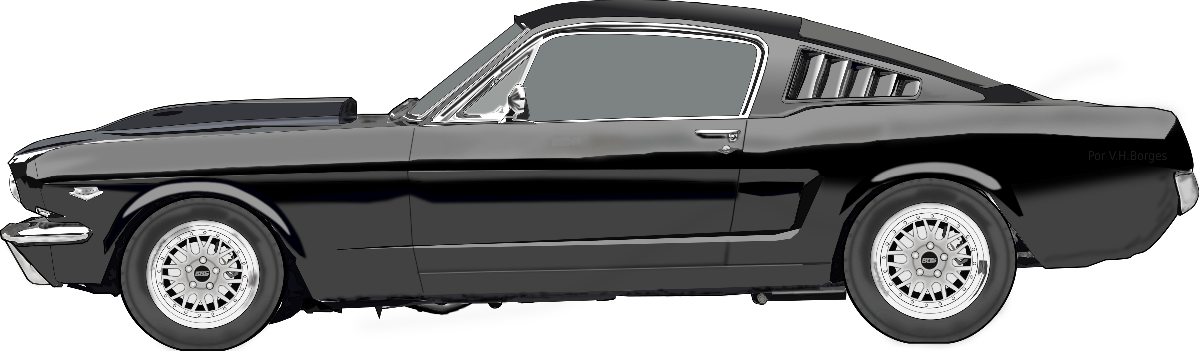 Ford Mustang No Background