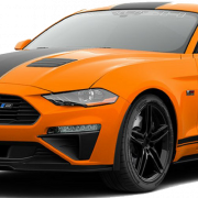 Ford Mustang Orange Png