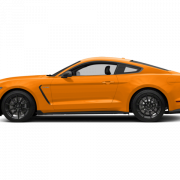 ไฟล์ Ford Mustang PNG สีส้ม