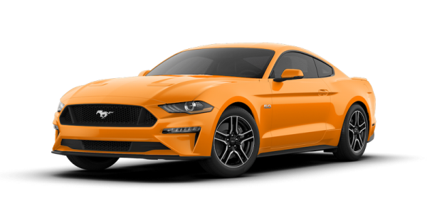 Ford Mustang Orange PNG Pic