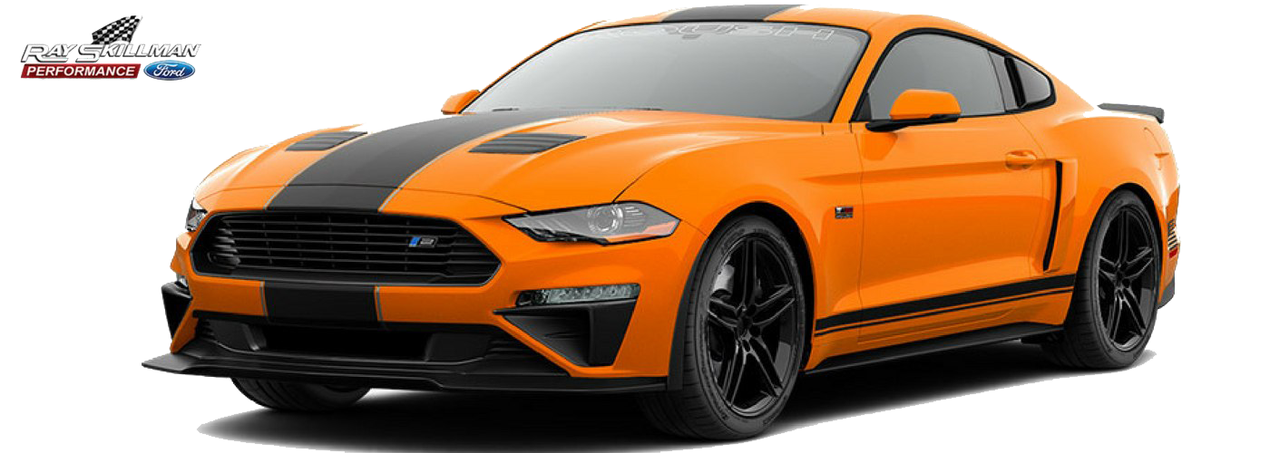 Ford Mustang Orange PNG