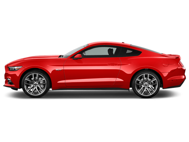 Ford Mustang Red PNG Cutout