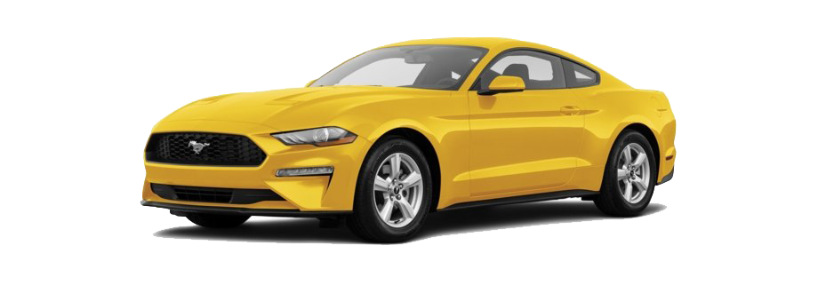 Ford Mustang Yellow PNG Photo