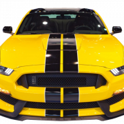 Ford Mustang amarelo png foto
