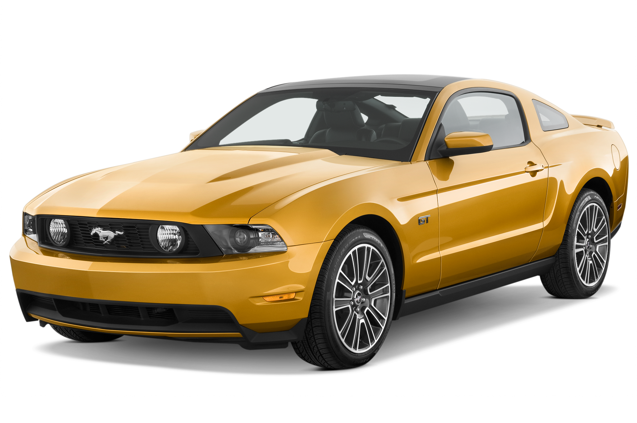 Ford Mustang Yellow PNG