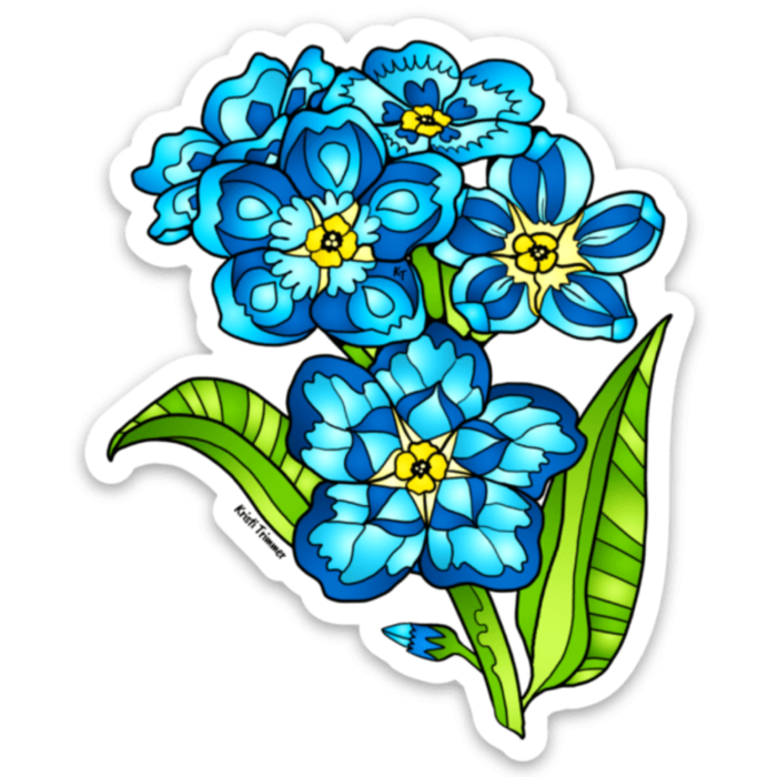 Forget Me Not Blue PNG Images