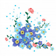 Forget Me Not Flower PNG Image