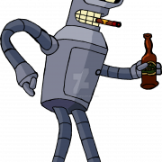 Futurama Robot PNG Free Image