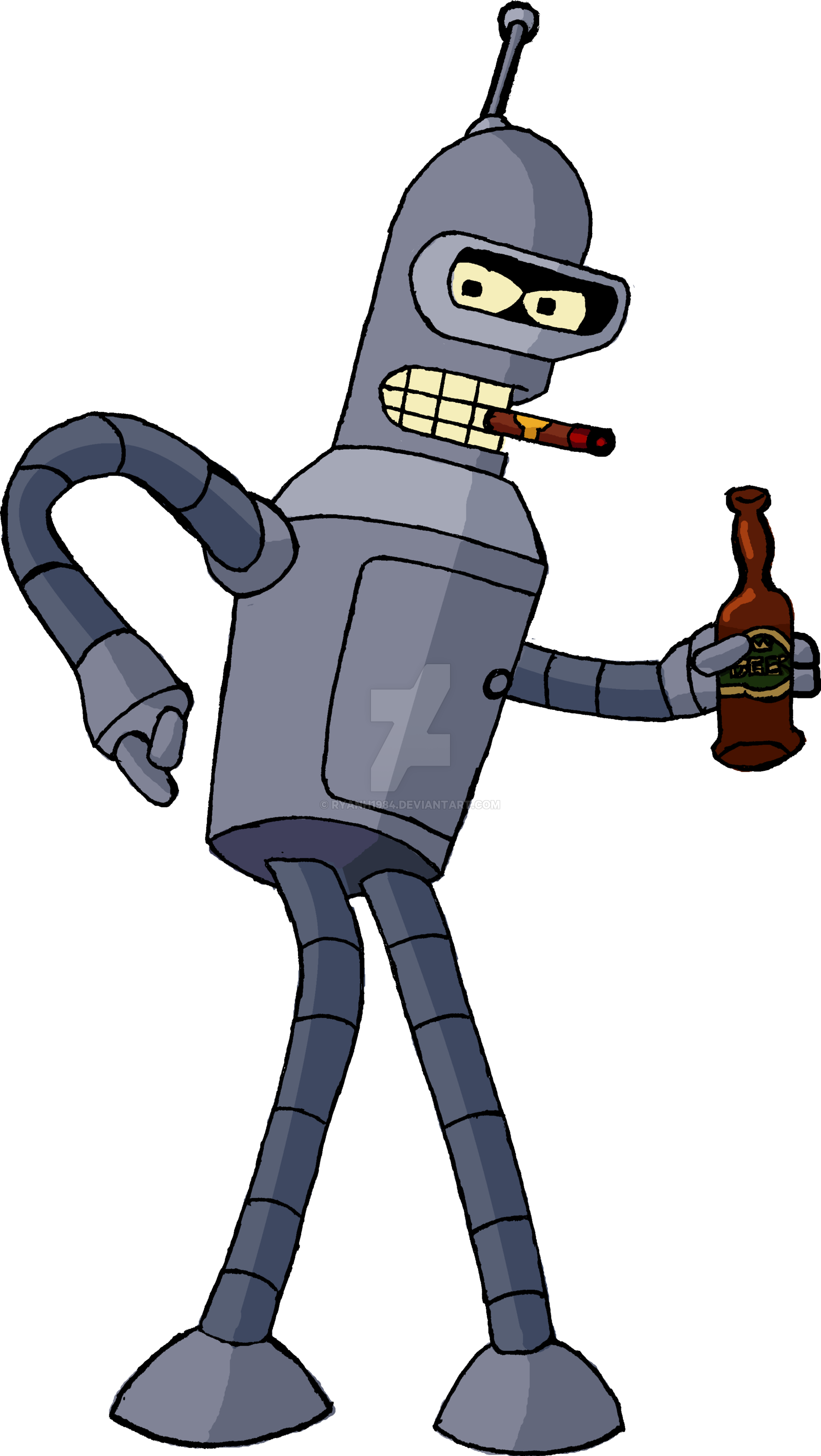 Futurama Robot PNG Free Image