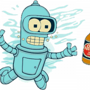 Futurama Robot PNG Picture