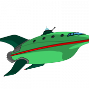 Futurama Spaceship PNG Images