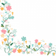 Girly Border PNG Clipart