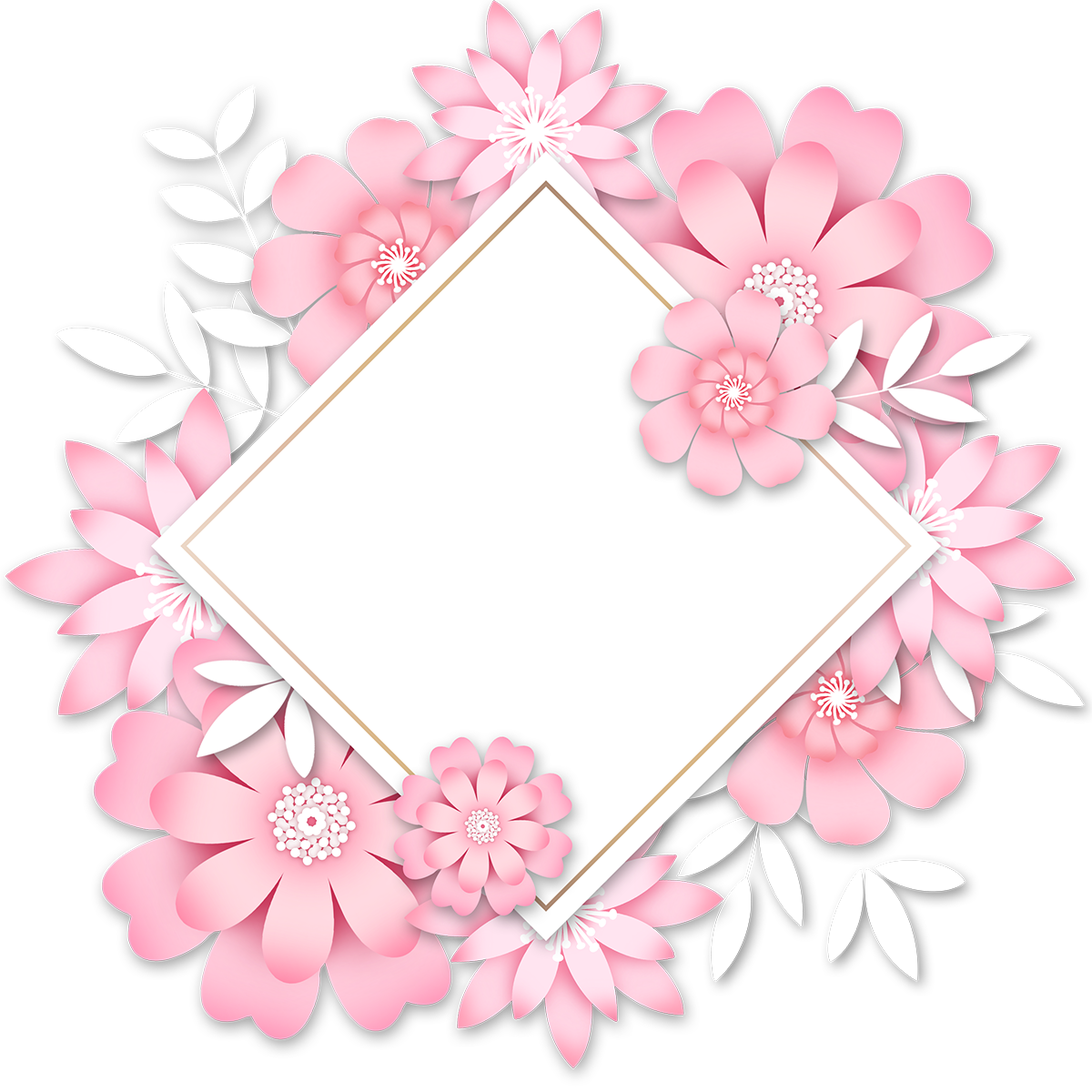 Girly Border PNG Images
